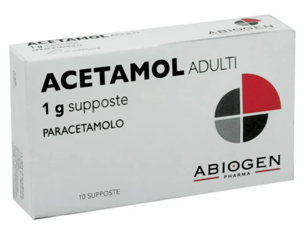 ACETAMOL ADULTI 10 supposte 1 g
